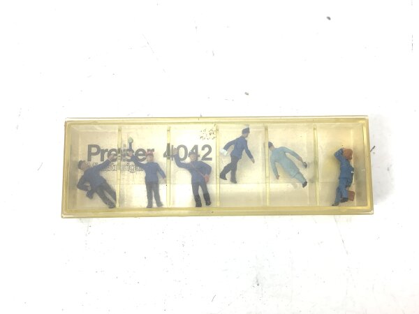 Preiser H0 Figuren-Set 6-tlg.Bahnpersonal DB