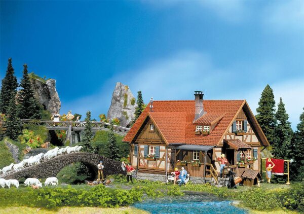 Faller H0 130270 Gebäude-Bausatz Ländliches Fachwerkhaus Wohnhaus 1:87