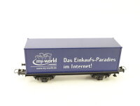 Roco H0 Güterwagen Containerwagen LeBuffet Karstadt "my-world"