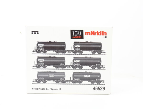 Märklin H0 46529 Güterwagen-Set 6-tlg. Kesselwagen-Set "Mobil" DB / NEM MHI