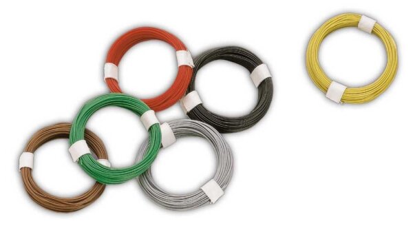 Busch Litze Micro-Kabel 0,05 mm² Spezialkabel 10m | Farbe auswählbar | Variante