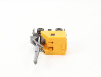 Wiking H0 1124/5A Modellauto Löffel-Bagger (mit Rädern) hellorangegelb ~ 1:87