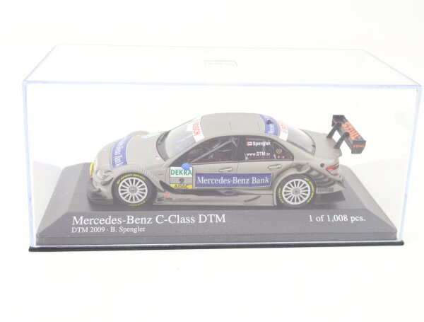 Minichamps Modellauto Rennwagen DTM 2009 Mercedes-Benz C-Class B.Spengler 1:43