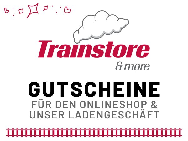 GUTSCHEIN | Trainstore | Onlineshop & Ladengeschäft | 20€ - 100€