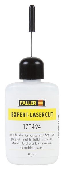 Faller Expert 170494 Lasercut Kleber für Modellbau 25 g