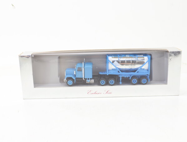 Herpa H0 Exclusive Serie US LKW GMC Eurotainer Paris New York 1:87