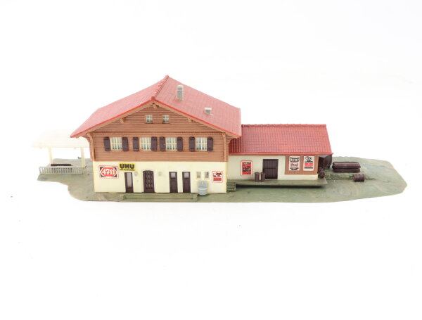 Kibri N B-509 Gebäude Bahnhofsgebäude Bahnhof "Schönried" gebaut