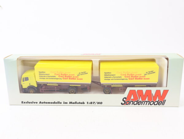 AMW H0 50074 Modellauto Sondermodell LKW MB Spedition Carl Balke GmbH 1:87