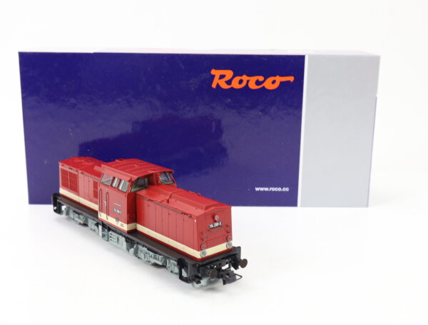 Roco H0 70812 Diesellok rot BR 114 298-3 DR / Digital Sound NEM