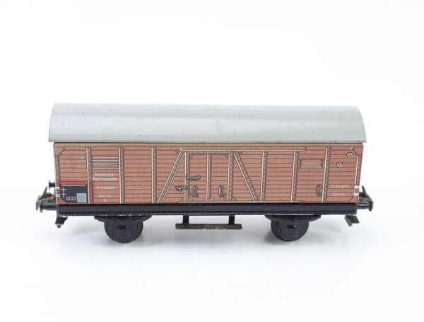 Trix Express H0 2074 gedeckter Güterwagen Kassel 2074 DB / Blech