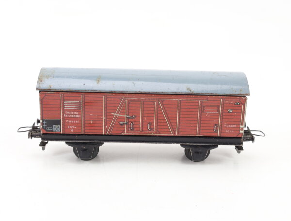 Trix Express H0 2074 gedeckter Güterwagen Kassel 2074 DB / Blech