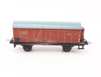 Trix Express H0 2074 gedeckter Güterwagen mit Bremserhaus Kassel 2074 DB / Blech