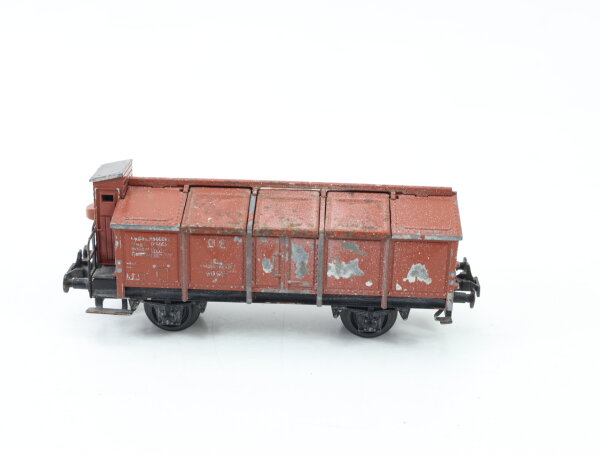 Trix Express H0 20/87 Güterwagen Kalkwagen Klappdeckelwagen 80 913 DB / Guss