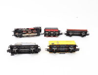 Märklin H0 3203 Zugset 4-tlg. Güterzug mit Dampflok u. M-Gleis-Oval / Prüfsiegel