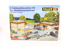 Faller H0 Gebäude-Bausatz-Set "Rund ums Auto" 5-tlg.