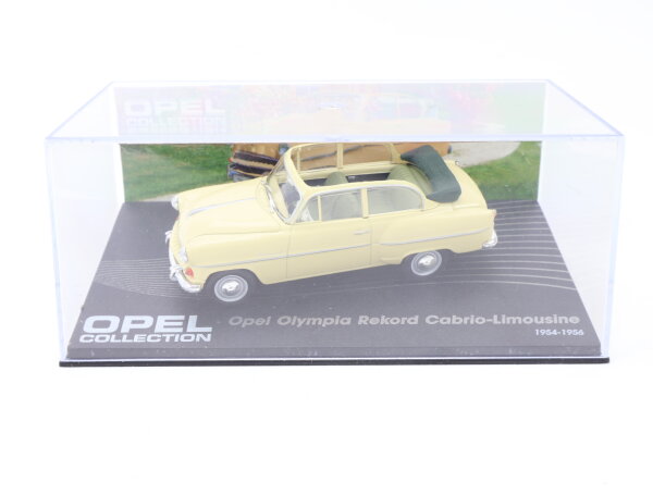 Opel Collection Modellauto Opel Olympia Rekord Cabrio-Limousine 1954-1956 / 1:43