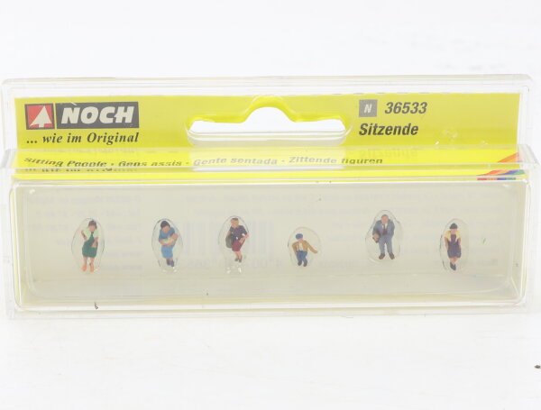 Noch N 36533 Figuren-Set 6-tlg. Sitzende 1:160