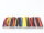 Zubehör Schrumpfschlauch-Set rot gelb blau schwarz 160-teilig / 100 mm
