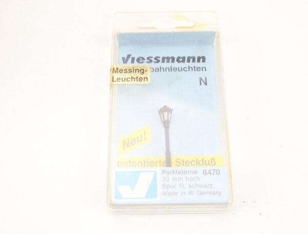 Viessmann N 6470 Lampe Laterne Parklaterne / Messing