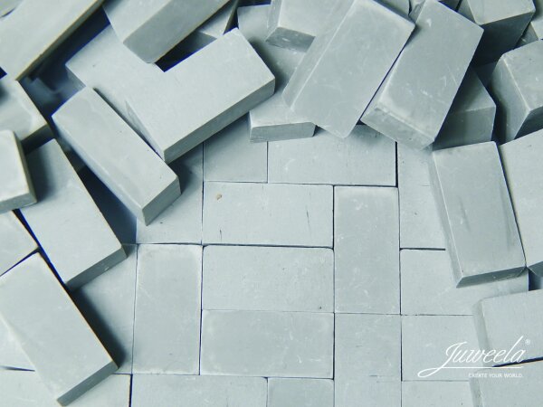 Juweela 11001 Ziegel 32x16x12mm, grau hell, 25x 1:8
