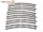 Roco N 22222 2403 6x Gleis gebogen R2 30° E157