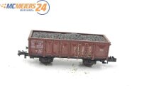 Roco N 25028 offener Güterwagen Hochbordwagen mit Kohle 824 949 DB E495a