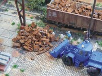 Juweela H0 28187 Industrieschrott rostig Echtrost Schrott...