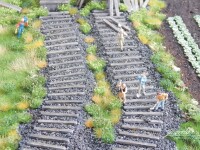 Juweela 28225 H0 Alte Holz Bahnschwellen  20g ( ca. 80 Stück) 1:87