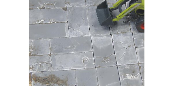 Juweela 28293 H0 Hofplatten groß 34x17 mm, 30 Stück1:87