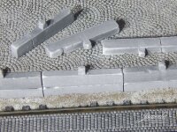 Juweela H0 28311 Bahnsteig Ladestraßenkante (30 Stück) 1:87