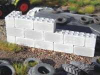 Juweela 28331 H0 Betonblöcke Baustein Noppen 8er/4er...