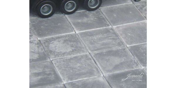 Juweela H0 28360 Industrie Betonplatte Schwerlastplatten (80 Stück) 1:87