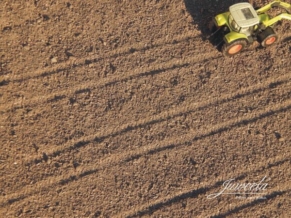 Juweela 28387 H0 Bodenmischung für Ackerfeld, 225g Streumaterial 1:87