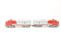 Märklin H0 3060 4060 US Diesellok 2-tlg. A+B-Unit Typ F7 337 Santa Fe / Guss
