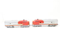 Märklin H0 3060 4060 US Diesellok 2-tlg. A+B-Unit Typ F7 337 Santa Fe / Guss