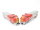 Märklin H0 3060 4060 US Diesellok 2-tlg. A+B-Unit Typ F7 337 Santa Fe / Guss
