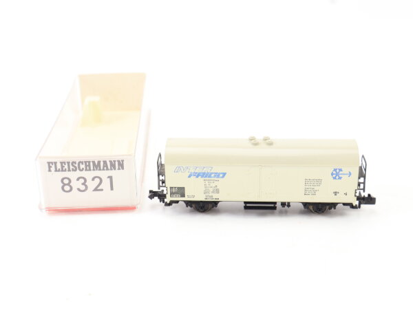 Fleischmann N 8321 Güterwagen Kühlwagen "Interfrigo" 0 682-8 FS / OVP