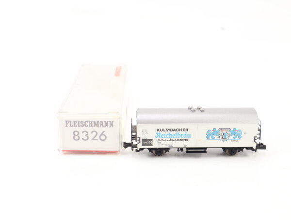 Fleischmann N 8326 Güterwagen Bierwagen "Kulmbacher Reichelbräu" 080 0 744 3 DB