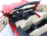 Bburago Modellauto PKW Porsche 1993 Carrera 911 Cabrio rot 1:18