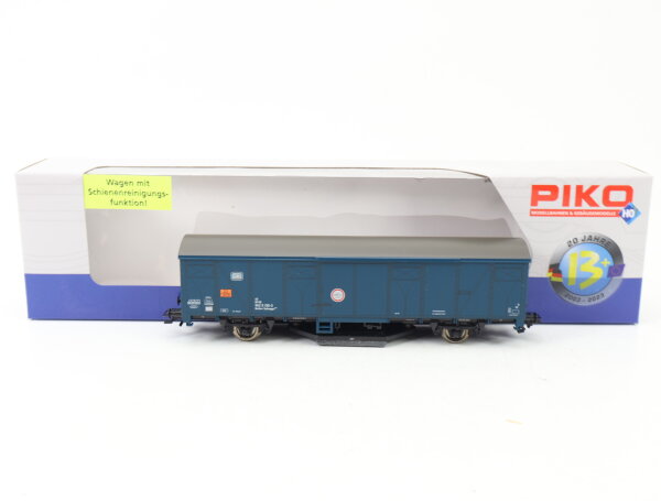 Piko H0 72229 gedeckter Güterwagen Schienenreinigungswagen 9 135-3 DB / NEM OVP
