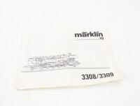 Märklin H0 3308/3309 Beschreibung Anleitung für...