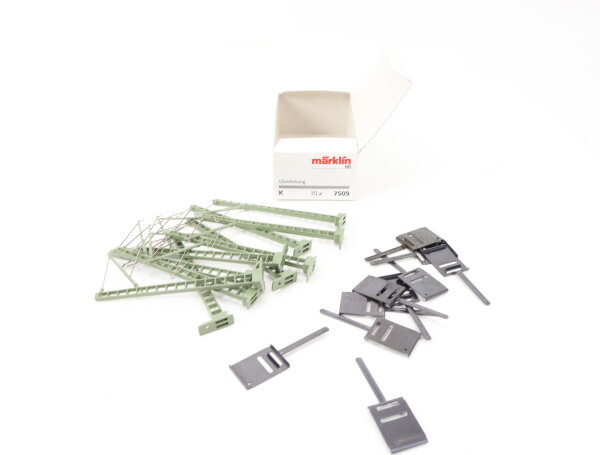Märklin H0 7509 10x Oberleitung Mast Streckenmast für K-Gleis