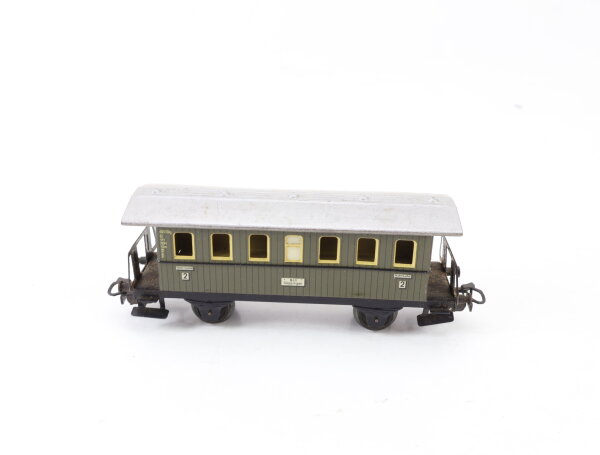 Märklin H0 4040 Personenwagen Donnerbüchse grün 2. Klasse 4051Stg / Blech