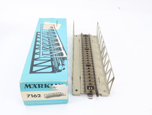 Märklin H0 7162 Brücke Gitterbrücke Kastenbrücke für M-Gleis / Blech OVP