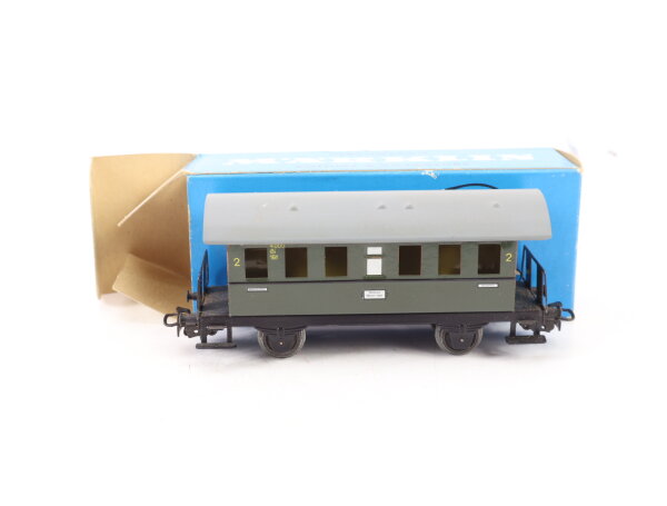Märklin H0 4000 Personenwagen Donnerbüchse Bi 2. Klasse grün / Blech