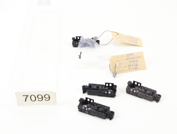 E1641 Fleischmann N 7099 Prototyp Handmuster Gehäuse Dampflok 98 812 DB / Plombe