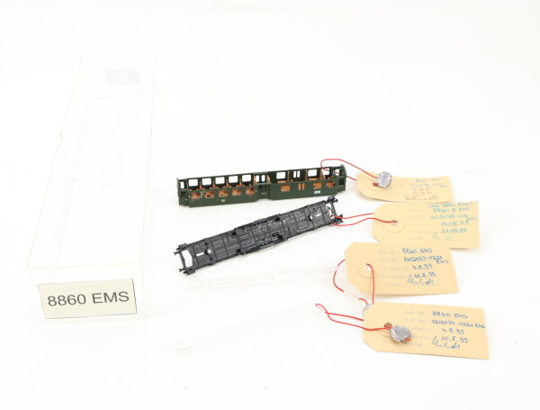 E1641 Fleischmann N 8860 Prototyp Handmuster Gehäuse Personenwagen 041 / Plombe