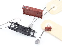 E1641 Fleischmann N 8830-2 Prototyp Handmuster Gehäuse Güterwagen 86 970 /Plombe