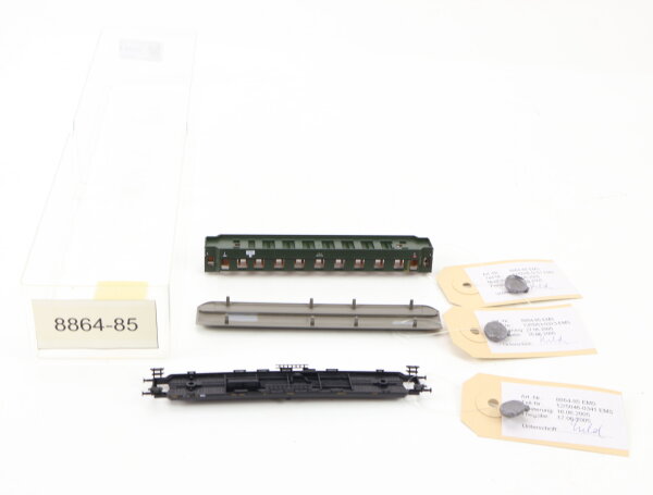 E1641 Fleischmann N 8864-85 Prototyp Handmuster Gehäuse Personenwagen / Plombe