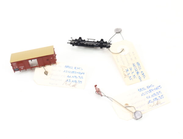 E1641 Fleischmann N 8822 Prototyp Handmuster Gehäuse Güterwagen 31 568 / Plombe